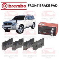 GENUINE BREMBO FRONT BRAKE PAD TOYOTA LANDCRUISER UZJ100 4.7 V8 HDJ100 HDJ101 4.2D
