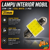 Car Interior Light C5W COB LED Plate Dome Light Cool White 2W 1 PCS - BA9S