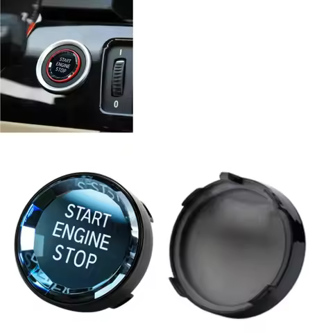 Car Engine Start Stop Switch Button Sticker Interior Trim For BMW X1 E84 E81 E87 X5 E70 X6 E71 E90 E