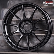 WedsSports TC105X 18” Flow Forming Limited Concave Face Edition Glossy Black & EJ Titan/Hyper Black 