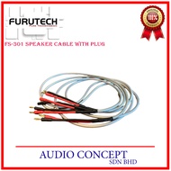 Furutech FS-301 Speaker Cable With Plug-Pair