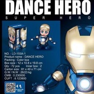 爆款電動跳舞 （速出貨）蜘蛛俠 鋼鐵人大黃蜂 美國隊長 艾莎 浩克機器人玩具