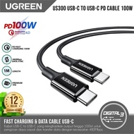 UGREEN US300 USB Type C to C Cable PD 100W Fast Charging Kabel Data 1M
