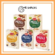 Emco Musli Crunchy - Hazelnut / Hazelnut Chocolate / Strawberries Almond / Blueberries Raspberries /