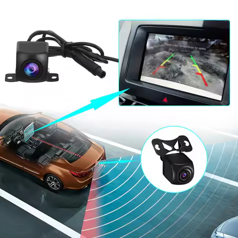 Wireless WiFi Car Rear View Camera Night Vision HD Reversing Camera IP67 Waterproof Reverse Cam 175 