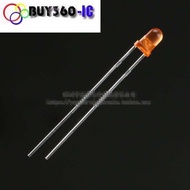 Ready Stock No Need To Wait- [36317] 3MM/F3 Orange Glowing Diode LED Light Round Head Super Bright L