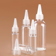 10 Convenient 5-100ml Transparent Empty Plastic Bottles -Ipermercato