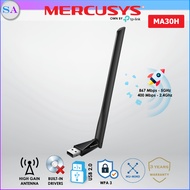 MERCUSYS MA30H AC1300 High Gain Wireless Dual Band Wifi USB Adapter