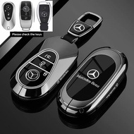 Mercedes Benz A/B/C/E/S/GLA/GLC/GLK Car Key Case GLC300 A200l GLB220 car key cover Keychain custom