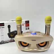 【SD306S】Owl-Shaped Karaoke Bluetooth Speaker | Wireless Microphone Support | 360° Surround Sound | P