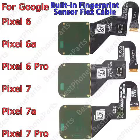Built-in Fingerprint Sensor Flex Cable Replacement Spare Parts For Google Pixel6 Pixel6a Pixel6Pro P