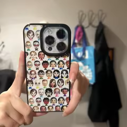 Full Screen Character Personalized Cute Creative Phone Case For iPhone 17 air 16 15 14 13 12 11 Pro 