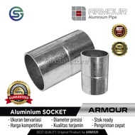 Aluminum SOCKET 22mm 28mm 35mm 42mm / ALUMINUM PIPE CONNECTION SOCK
