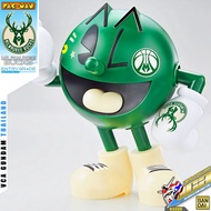 BANDAI ENTRY GRADE EG PAC-MAN PAC MAN MILWAUKEE BUCKS NBA BASKETBALL TEAM Model Packman VCA GUNDAM