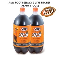 A&W ROOT BEER 2 X 2 LITRE PITCHER