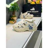 MLB big ball chunky mas newyork yankees sandals, MLB LA letter full straps, latest model 2024 sandal