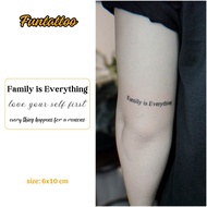 Temporary Tattoo 15 Days English Word Meaning Mini Funtattoo Waterproof Anti-Rubbing Durable [[V-8-3