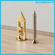 [BuymorefunMY] 4 Pieces Drywall Anchor Expansion Screw Rustproof Metal Drywall Plug for Wood Board, 