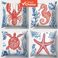 4pcs Bohemian Ocean Style Decorative Pillow Covers  Sarung Bantal Hiasan Gaya Bohemian Ocean 4pcs