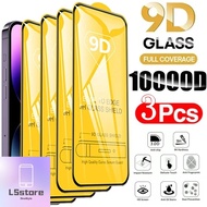 YCSMartPattern Casing 3Pcs 9D Full Tempered Glass For VIVO Y91 Y91c Y91i Y93 Y95 Y51 Y51A Y53 Y55 Y5