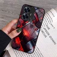 Softcase Glass mewah for type handphone Realme C55 2023 Terbaru | PR176 | Softcase Realme C55 Terbar