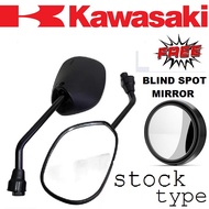 KAWASAKI ROUSER 125 SIDE MIRROR Motorcycle type (black) WITH BLIND SPOT MIRROR