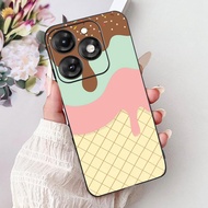 เคส A70สำหรับ Itel A665L Lucky Koi ลายแฟชั่นเคสโทรศัพท์ TPU นุ่มกันกระแทกสำหรับ Itel A70กระเป๋าฝาหลั