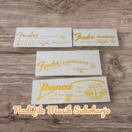 Ibanez Fender Slide Water Decal