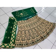 Lehenga India / Baju India Wanita / Gaun Pengantin India