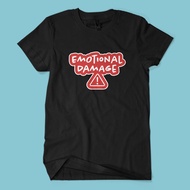 EMOTIONAL DAMAGE Premium Distro T-Shirt - Cute Unisex Adult Humor Meme Word T-Shirt