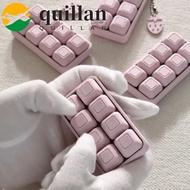 QUILLAN Keycap Fidget Keychain, 3D Printed Finger Button Keyboard Keychain, Keyboard Button Click Ke