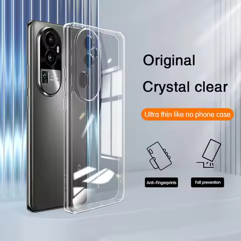 Luxury Phone Case for OPPO Reno 10 Reno10 Pro Plus 10Pro Pro+ 5G Soft Crystal Clear Silicone Origina