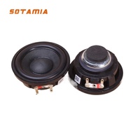 SOTAMIA 2Pcs 2 Inch Full Range Speaker 55mm 8 Ohm 5W HIFI Loudspeaker ABS Basin Frame Home Theater f