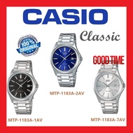 CASIO ORIGINAL MTP-1183A SERIES CLASSIC MEN'S WATCH (2 YEARS WARRANTY)JAM TANGAN LELAKI JAM CASIO MAN WATCHES