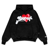 Roofair Hoodie Boxy Oversized  UK Fleece - Type Love
