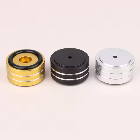 1Pcs SP4010 Hifi AMP Speaker Aluminum Isolation Feet Pad Use For Turntable DAC Stereo Audio Speakers
