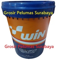 Gemuk WIN Lithium Complex EP2 EP-2 Red Grease Stempet Hi Temp Pail