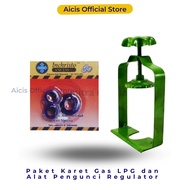 LPJ GAS SAFETY 12KG/ 3KG LPJI REGULATOR SAFETY Bonus LPG Gas Rubber