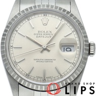 นาฬิกาข้อมือผู้ชาย Rolex Datejust รุ่น 16220(S) - พร้อมกล่อง ใบรับประกัน ตัวเรือนสแตนเลส สีเงิน ขัดเ