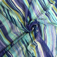 1 Meter of Musline Chiffon Fabric in 2 Colors for Shirts / Dresses / Skirts / Ao Dai, Size 1m6, Comp