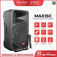 BARETONE AUDIO MAX15C 15INCH PORTABLE BLUETOOTH SPEAKER