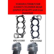 F200G/250B YAMAHA 6P2-11181/6P2-11182 4 Stroke Gasket Cylinder head (JAPAN QUALITY) 6P2 Model # 4 st