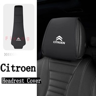 Citroen C3 C4 Picasso Car headrest cover anti dirt dustproof wear-resistant leather seat headrest pr