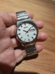 Super Rare Seiko King 精工 Quartz 4823-8120 JDM Beautiful White Craft Paper Dial!