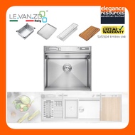 LEVANZO WORKSTATION SINK TOP SERIES  KITCHEN SINK WST2621 6655