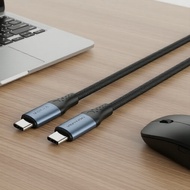 Vention USB4 Type-C , 40Gbps,240W ,8K 60Hz , Vention Kabel USB4 Jenis-C 40Gbps 240W 8K 60Hz Video un