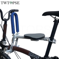 TWTOPSE Folding Bicycle Child Saddle Safety Seat For Brompton 3SIXTY PIKES Dahon Birdy MTB Bike KWIY