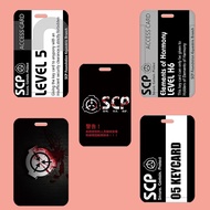 Scp card holder Student Slide Cover Water card Bus card Campus card School card ID Protective Case S