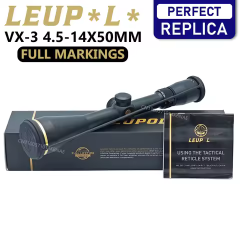 LEUP*L* VX-3 4.5-14X50MM SFP Riflescope Duplex CDS-ZL Reticle Matte Finish w/Original Markings Hunti