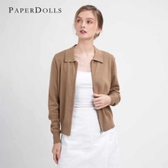 Paperdolls Serena Knit Polo Collar Cardigan